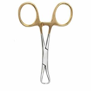 Haute qualité 3.5 pouces allemand en acier inoxydable Backhaus serviette pince pince poignée en or bricolage Instrument chirurgical médical OEM - Product Image 3