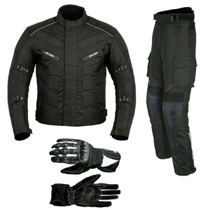 Vêtements de sport pour motocyclistes Veste et pantalon en textile Cordura coupe-vent pour la course à moto - Product Image 1