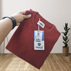 2024 hommes jeunesse personnalisé tricots O cou printemps et automne à manches longues tricoté pull Jacquard pull pour hommes - Product Image 6