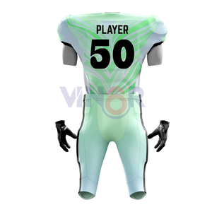 Hot Selling Customized Logo <b>Light</b> Weight American Football Uniform 100% Polyester Material Sports Wear American Football Uniform - Product Image 2