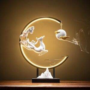 Fancy Theme Exquisite New Lotus Metal <b>Incense</b> Burner Portable Home <b>Incense</b> <b>Stick</b> <b>Holder</b> Burner for Export - Product Image 3