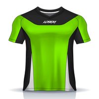 Maillot de football/soccer personnalisé, respirant, à séchage rapide, léger, col rond, imprimé par sublimation, uniforme OEM 100% polyester unisexe