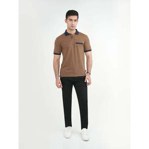 เสื้อโปโล AIRELL Unze London Summer Slim Fit ผ้าถักคุณภาพสูง ปักลายสีพื้น ไซส์ใหญ่พิเศษ ถึง 6XL - Product Image 2