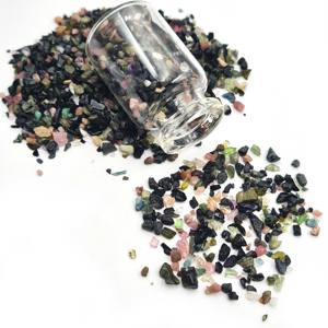 Pierre précieuse brute naturelle multi-tourmaline pour la fabrication et la découpe de bijoux, certifiée IGI, tailles variées - Product Image 1