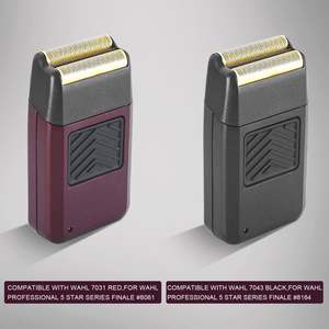 Lot de 2 lames et barres de coupe de rechange en acier inoxydable compatibles avec le rasoir électrique noir - Product Image 3