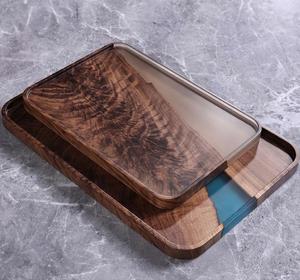 ถาดไม้เอนกประสงค์ขายดีที่สุด พร้อมหูจับ ทำความสะอาดง่าย และปรับแต่งได้ สำหรับเสิร์ฟอาหาร กาแฟ ชา ขนม และใช้ตกแต่ง - Product Image 2