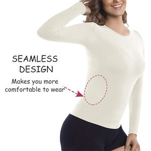 Stylish <b>Women</b> Compression Shirt <b>Long</b> <b>Sleeve</b> with UV Protection for Outdoor Training and <b>Sports</b> - Product Image 3