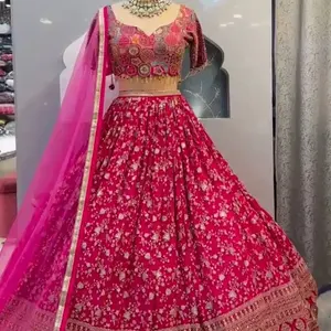 FULPARI最佳品质印度设计师Lehenga choli派对服装婚纱Lehenga Choli lehenga妇女和女孩