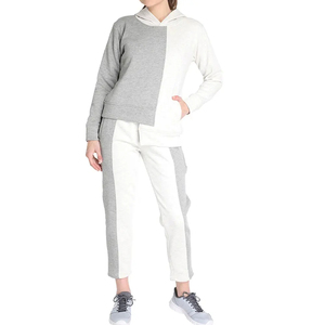 Stylish Hooded Streetwear <b>Jogger</b> Suit <b>Women</b> Two Piece <b>Fleece</b> Winter Tracksuit Sets Pink - Product Image 2