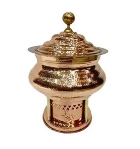 Ensemble Plats Traiteur Chauffe-plats Vente en gros Chauffe-plats rond or de luxe pour chauffe-plats - Product Image 4