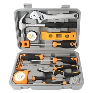 Tragbares 70-teiliges DIY-Handwerkzeug-Kit für Hausreparatur kompaktes Homeoffice-Set Werkzeugbox-Handwerkzeug-Set