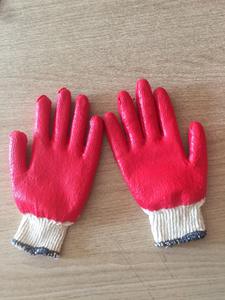 Gants enduits de caoutchouc vietnamien Gants de travail de sécurité anti-coupure pour le jardinage Paume en latex semi-enduit par latex - Product Image 5