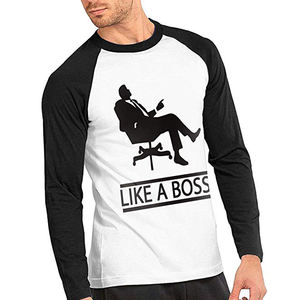 OEM/ODM t-shirt personnalisé impression logo hommes t-shirt surdimensionné lourd 100% coton t-shirt à manches longues vêtements de mode - Product Image 3