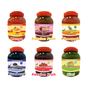 KEIFU Confiture de purée de fruits de la passion de Taïwan avec graines de 4kg de pulpe sucrée pour emballage de bouteille de thé à bulles certifié HALAL/HACCP - Product Image 5