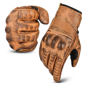 Gants de moto en cuir véritable imperméables et respirants, de qualité supérieure, nouvelle arrivée en vente - Product Image 1