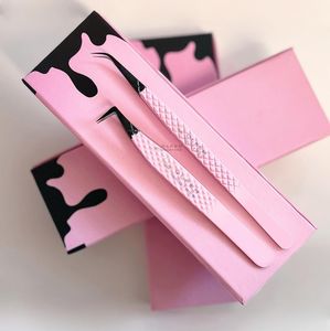 Pinzas para Extensión de Pestañas de Acero Inoxidable Sostenible, Empujador de Cutículas, 90 Grados, Mango en Forma de Corazón, Punta Puntiaguda - OLFEN - Product Image 5