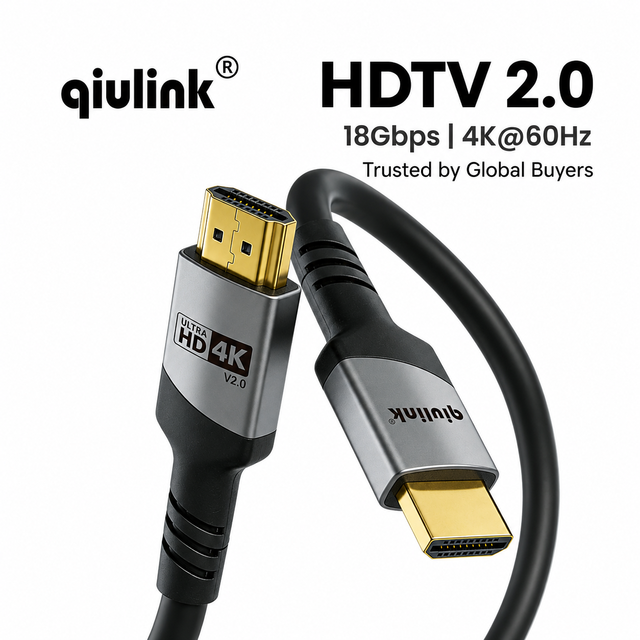 Certified 4K HDMI 2.0 Cable 60Hz 18Gbps High Speed Ultra HD Cord for PS5 Gaming Monitor Projector 1.5m 3m 5m
