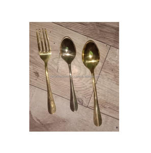 Juego de cubiertos decorativos para Bodas de nuevo diseño, juego de cubiertos con acabado plateado de acero inoxidable, hecho a mano, personalizado - Product Image 3