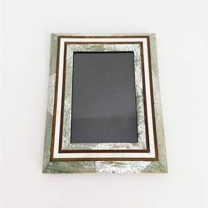 Mother of Pearl Customizable Photo <b>Frame</b> Shell Inlay Handcrafted <b>Picture</b> Holder Customized Logo for Classic Interior Decoration - Product Image 1