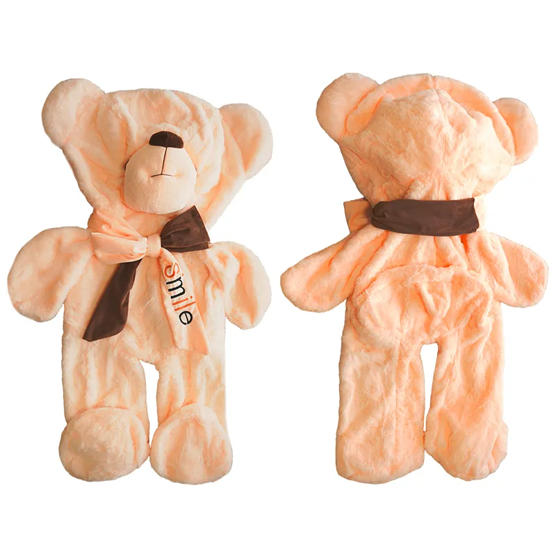 wholesale customized unstuffed big teddy bear skin empty plush toy giant teddy bear unstuffed plush animal skins