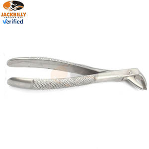 Pince d'extraction dentaire manuelle de haute qualité #73 motif anglais en acier inoxydable de qualité supérieure certifiée CE garantie de 5 ans - Product Image 3