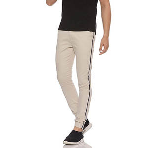 High Quality Custom Men Joggers Gym Casual <b>Track</b> <b>Pants</b> Zipper Slim Fit Cotton Polyester Embroidered Jogging <b>Pants</b>-New Arrival - Product Image 4