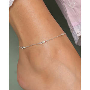 Chevillères/Payals en argent 925 pour femmes et filles - Chevillères fines 100% réelles - Product Image 4