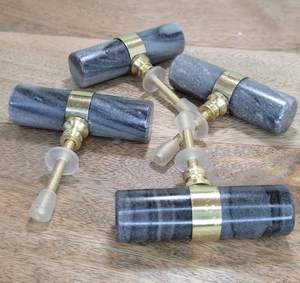 Boutons de porte ronds en bois naturel uni faits à la main, bouton de porte personnalisé, couleur, forme, taille, fabriqué en Inde - Product Image 3