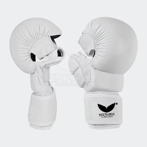 ถุงมือหนังสำหรับฝึกซ้อม MMA จากโรงงาน ผลิตจากวัสดุโฟมหนาพิเศษ ป้องกันแรงกระแทก โครงสร้างเสริมความแข็งแรง พร้อมที่รัดข้อมือ ซับเหงื่อได้ดี - Product Image 5