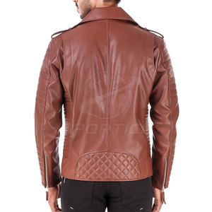 Veste en cuir de vachette pour homme, vente directe d'usine - Manteau d'hiver écologique, imperméable, respirant, léger, grande taille, fermeture frontale - Product Image 3