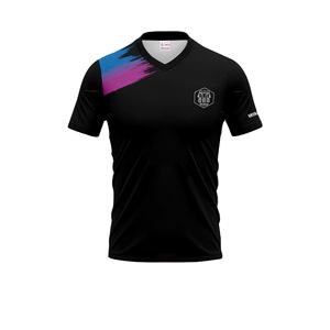 Ensemble d'uniformes de maillot de football personnalisé par sublimation à bas quantité minimale de commande avec des tissus de qualité supérieure Maillot de conception d'uniforme de football unique au Pakistan - Product Image 4