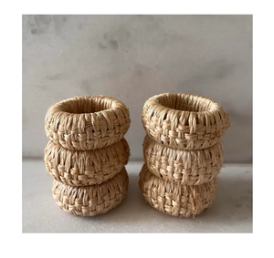 Rond de serviette en rotin Meilleur prix de gros Rond de serviette en rotin Meilleure qualité Fait à la main en Inde - Product Image 6