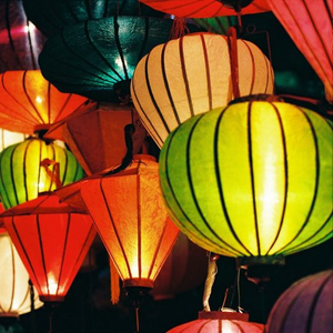 Linterna de bambú redonda hecha a mano de Vietnam, linterna colgante de seda única para bodas, mercados nocturnos y temas asiáticos - Product Image 6