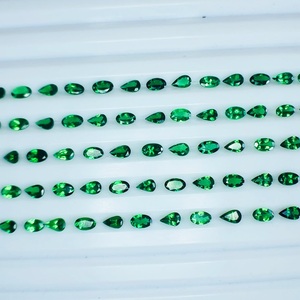 พลอย tsavorite ธรรมชาติแบบหลวมมีความแวววาว AAA และสีเขียวสดใสคมชัดสูงและราคาที่ดีที่สุด - Product Image 2