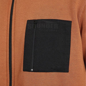 Men's High Quality Customized Winter Sports Warm Breathable Hooded Plus Size Tracksuits Solid Pattern with OEM Design Set Style - Product Image 5