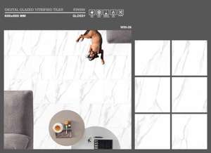 Baldosas de Porcelana Esmaltada Modernas para Interiores, para Villas y Centros Comerciales, Modelo WIN 06, 600x600mm - Product Image 2