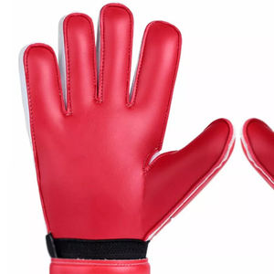 Gants de gardien de but en cuir du Pakistan personnalisés en couleur rouge et blanche Gants de gardien de but de sports de plein air à la mode pour hommes - Product Image 2