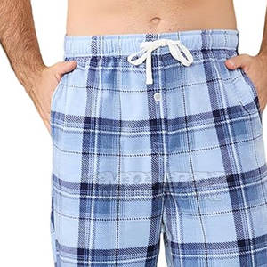 2025 pantalones de franela de etiqueta privada de estilo informal para hombres más vendidos lienzo ligero 100% algodón cintura media patrón recto - Product Image 5