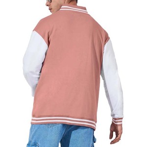 <b>Men's</b> Fashion Slim Fit Cotton Varsity <b>Jackets</b> for Man Stand Collar Letterman Sportswear College Baseball <b>Jacket</b> For <b>Men</b> - Product Image 2