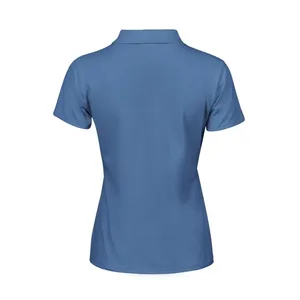 Luxury <b>Ladies</b> Stretch Organic <b>Polo</b> <b>Shirt</b> Sustainable Promotional Merchandising - Product Image 5