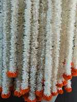 Guirlandes de jasmin blanc avec de la marguerite d'Inde pour la décoration de plafond, décoration de mariage sud-indienne, guirlandes pour la décoration de la maison