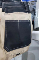 Pantalon de travail cargo haute visibilité pour hommes, en tissu indéchirable, avec bandes réfléchissantes fluorescentes, 6 poches, 220 GSM coton, vente en gros