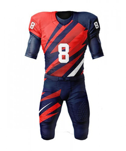 Uniforme de fútbol americano para niños, conjunto transpirable de talla grande, camisetas de sublimación para jóvenes, ropa de fútbol americano elegante para niños - Product Image 5