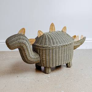 Nursery storage bin wholesale supplies natural rattan <b>basket</b> woven container <b>baskets</b> <b>with</b> <b>lid</b> - Product Image 6