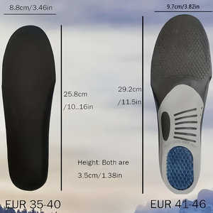 แผ่นรองรองเท้ากีฬาแบบยูนิเซ็กซ์เพื่อความสบาย พร้อมแผ่นคาร์บอน วัสดุ PU รองรับอุ้งเท้า - Product Image 6