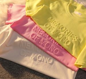 Embossed Tee Summer <b>Men</b> Short Sleeve Can Be Customized With Your Own Pattern designer comfortable trendy <b>mens</b> t.<b>shirts</b> - Product Image 3