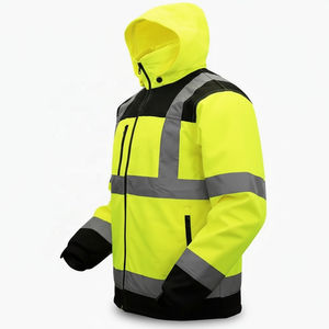 Veste de sécurité résistante à l'abrasion certifiée CE, nouvelle conception, vêtements de travail printemps et automne, veste unisexe pour l'extérieur, polyester et coton - Product Image 2