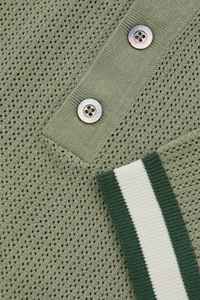 เสื้อโปโลสำหรับผู้ชายเสื้อโปโลลายดอกไม้พิมพ์ลายโลโก้ใหม่ออกแบบได้ตามต้องการ - Product Image 4