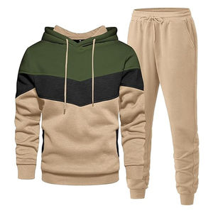 Wholesale Sports Men's Tracksuit Sweatpants and Vintage <b>Oversized</b> Hoodie Set Loose Wear <b>Joggers</b> Manufacturer Men's Tracksuit - Product Image 2