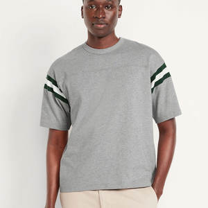 T-shirt d'été pour hommes Chemises à manches courtes décontractées solides pour hommes T-shirts en coton pour l'été T-shirts pour hommes - Product Image 4